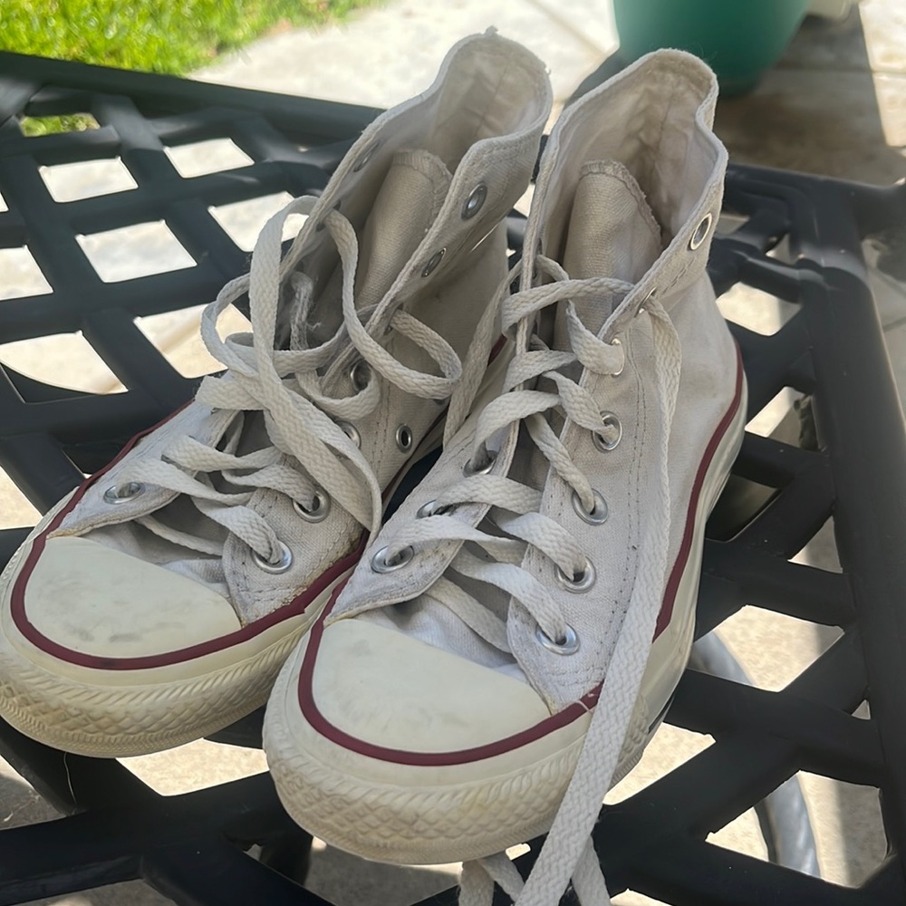 White high top converse